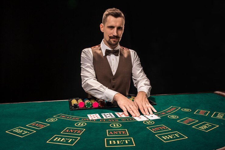 Permainan baccarat Push Gaming dengan dealer langsung di meja kino4d